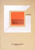 Rezistenta Materialelor C. Mitescu (1967) Didactica si Pedagogica, Hardcover, Carte de Constructii, 448 pagini