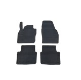 Set covorase auto din cauciuc pentru Skoda Kamiq 2019-&amp;gt; prezent, presuri RapidAuto, Negru