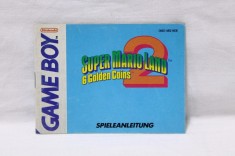 Manual joc Nintendo Gameboy - Super Mario Land 2 6 Golden Coins - limba germana