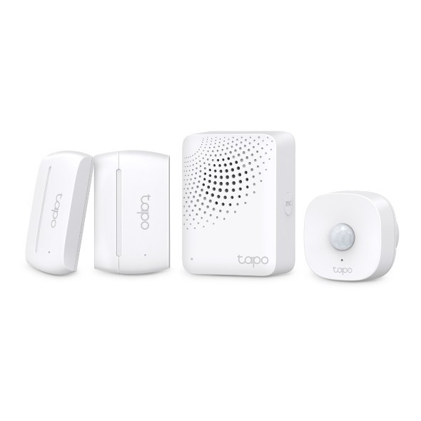 KIT SENZORI TP-Link, include 1 x HUB Tapo H100, 1 x senzor miscare Tapo T100, 2 x senzor de contact Tapo T110, &quot;Tapo T30 KIT&quot; (timbru verde 0.8 lei)