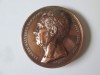 Rara! Franta medalie semnata E.Rogat 1834:Eusebe Salverte deputat Arodismentul 5 Paris,politician,poet si scriitor(stiintele oculte..),D=51 mm,G=86 gr, Europa