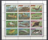 Guyana - PESTI - Bloc 12 valori - MNH