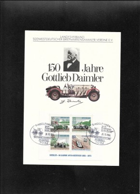 Germania FDC 1984 foto