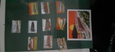 Guineea-Transport,locomotive,trenuri-serie completa si colita,nestampilate MNH (T3)