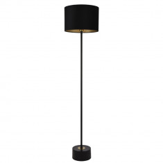 Lampadar Apeldoorn, 157 cm, 1 x E27, max. 60W, metal/textil, negru / aramiu foto