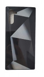Husa silicon si acril cu textura diamant Samsung Galaxy Note 10 , Negru