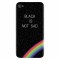 Husa silicon pentru Apple Iphone 4 / 4S, Black Is Not Sad