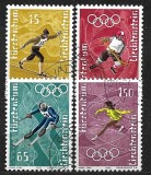 B0969 - Lichtenstein 1971 - JO Sapporo 4v. stampilat,serie completa