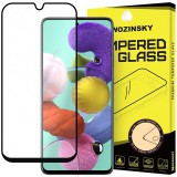 Folie Protectie Ecran WZK pentru Samsung Galaxy A71 A715 / Samsung Galaxy Note 10 Lite N770, Sticla securizata, Full Face, Full Glue, Neagra