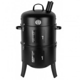 Gratar si afumatoare Strend Pro Smoker BBQ, termometru, portabil, 440x780 mm