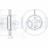 Set discuri frana fata DELPHI, Chevrolet Cruze, 2009-, Orlando (J309), 2010-; Opel Astra J (P10), 09.2009-10.2015, Mokka / Mokka X (J13), 06.2012-, Z