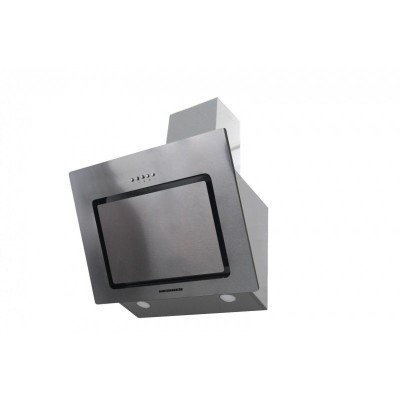 Hota decorativa Heinner, 60 cm, 594.5 m&amp;sup3;/h, 1 motor, 3 viteze, butoane push, inox, filtru lavabil, Argintiu foto