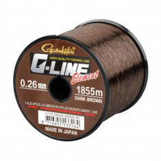 Fir Monofilament Gamakatsu G-Line Element, Dark Brown, 925m-2270m,Variante Fire 0.30 mm