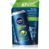 NIVEA MEN Energy Gel de duș pentru bărbați rezervă 500 ml