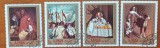 AJMAN-''PICTURI-celebre''-serie completa 4val.-stampilate -Vezi-Scan