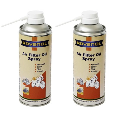 Pachet 2 x spray ulei Ravenol pentru ungerea filtrelor de aer 400 ml foto