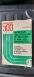 500 Probleme Pregatitoare De Algebra Si Analiza Matematica - Liviu Pirsan