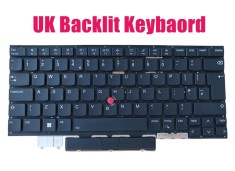 Tastatura Laptop, Lenovo, Thinkpad X1 Carbon 9th Gen Type 20XW, 20XX, 5M11C53298, 5M11C53262, 5M11C53370, 5M11C53334, iluminata, neagra, layout UK