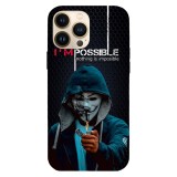 Husa compatibila cu Apple iPhone 15 Pro Max model I&amp;#039;m possible, Silicon, TPU, Viceversa, Transparent, Carcasa