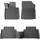 Set de 5 covorase cauciuc 3D stil tavita premium pentru Hyundai Santa Fe din 2020-2024