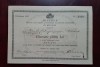 Actiune 1926 Beclean banca Minerva , institut de credit si economii , actiuni