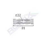 CLIPS FIXARE PLAFONPENTRU GRUP VAG - ALB SET 10 BUC 61652