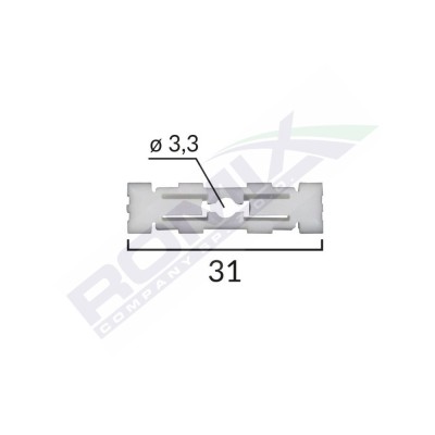 Clips Fixare Plafonpentru Grup Vag - Alb Set 10 Buc 154406 con61652 foto