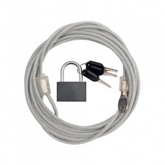 Cablu antifurt cu 3 chei, Vorel lungime 3 m foto