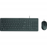 Cumpara ieftin Kit mouse si tastatura HP 150, USB, Negru