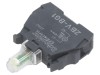 SCHNEIDER ELECTRIC Element iluminare LED Alb 22mm Harmony XB4 Montaj Frontal 24-120V AC/DC