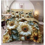 Cumpara ieftin Lenjerie de pat cu 6 Piese din finet, cu imprimare digitala 5D, Model JOJO8031