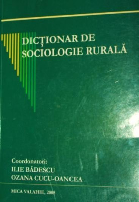 DICTIONAR DE SOCIOLOGIE RURALA foto