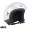 Casca open face pentru scuter - motocicleta (demi-jet) Max Helmets model DJ06 LS 7.9 culoare: negru/alb lucios (0JU) &ndash; 100% MADE IN ITALY Alb lucios L