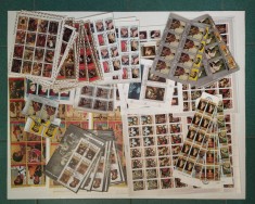 LOT 10X10 SERII PICTURA DIFERITE COMPLECTE OBLITERATE-L-10 foto