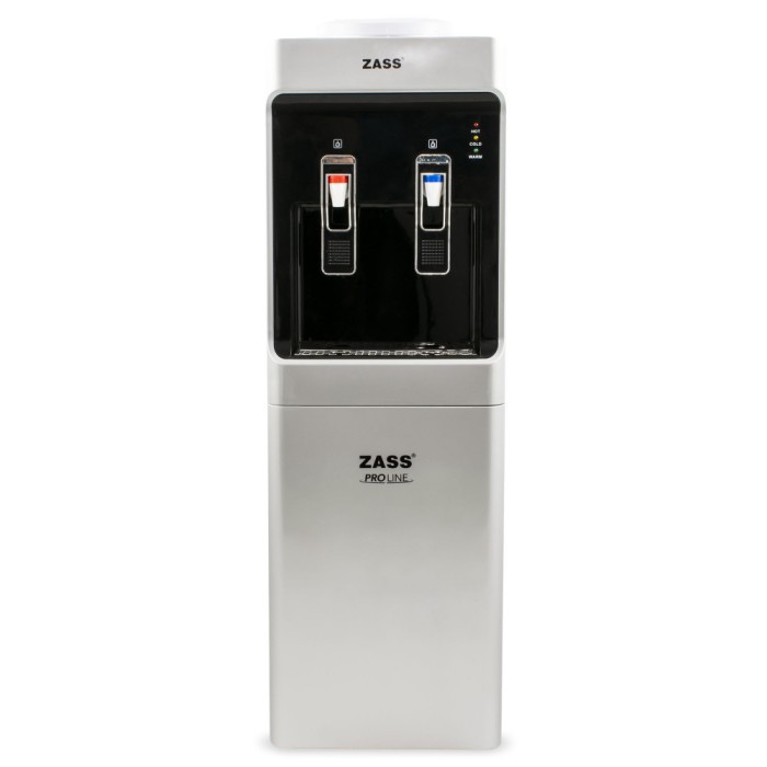Dozator apa de podea Zass ZWD 09 CS cu compresor si spatiu de depozitare, putere racire apa 50 W,agent frigorific R600a ProDesign DailyAppliances