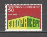 Liechtenstein.1969 EUROPA SL.39, Nestampilat