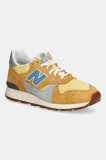 New Balance sneakers din piele &icirc;ntoarsă 475 culoarea galben, U475HB
