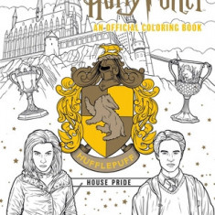 Harry Potter: Hufflepuff House Pride: The Official Coloring Book: (gifts Books for Harry Potter Fans, Adult Coloring Books)