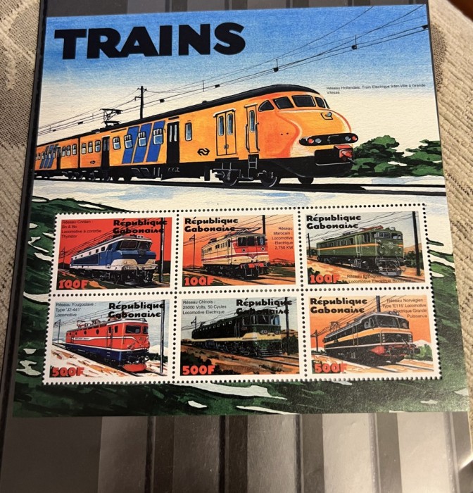 2000. Gabon. Locomotive