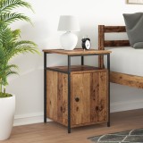 vidaXL Dulap de noapte Lemn vechi Lemn compozit 879501