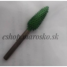 Ihličkova ra&scaron;pľa tvar P&uacute;č&iacute;k-pr.6,4 mm stopka 3mm, Granulatie Saburr ASPRA - VERDE