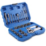 Set de 26 piese extractoare universale pentru suruburi si piulite rupte
