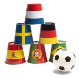 Cumpara ieftin Fotbal cu conserve, joc de tras la tinta, BS Toys