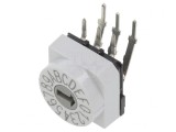 &Icirc;ntrerupător codificare HEX/BCD 16 poziții THT 80m&Omega;