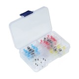 Set 50 de tuburi termocontractabile, conectori cu inel de cositor elSales ELS-50TTC, marimi diferite,