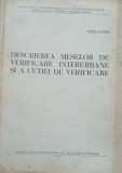Descrierea Meselor De Verificare Interurbane Si A Cutiei De Verificare, 1962