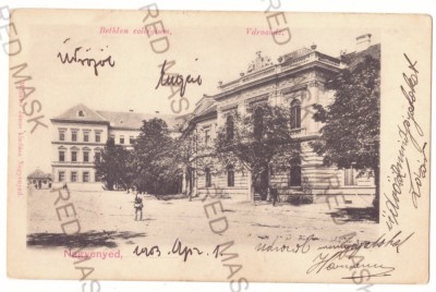 419 - AIUD, Alba, Litho, Romania - old postcard - used - 1903 foto