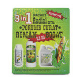 Pachet Radial Porumb curat 0.5 Ha, Solarex, contine erbicid pentru buruieni monocotiledonate si dicotiledonate (Radial Extra+ Compas Super) si ingrasa