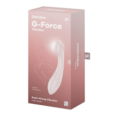 G-Force beige - Vibrator pentru Stimulare Punct G, 19x4.4 cm foto