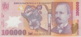 Bancnota Romania 100000 Lei 2001 XF